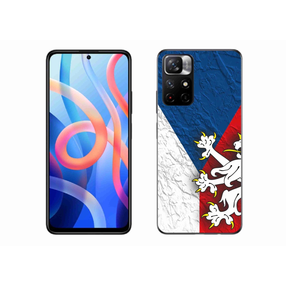 Gelový kryt mmCase na Xiaomi Poco M4 Pro 5G - česká vlajka 1