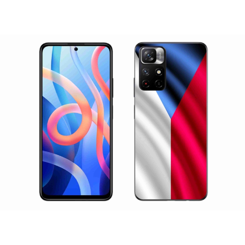 Gelový kryt mmCase na Xiaomi Poco M4 Pro 5G - česká vlajka
