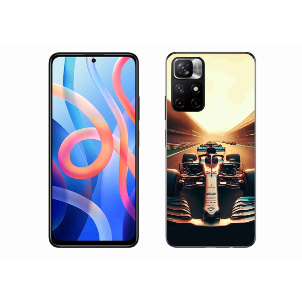 Gelový kryt mmCase na Xiaomi Poco M4 Pro 5G - formule 1