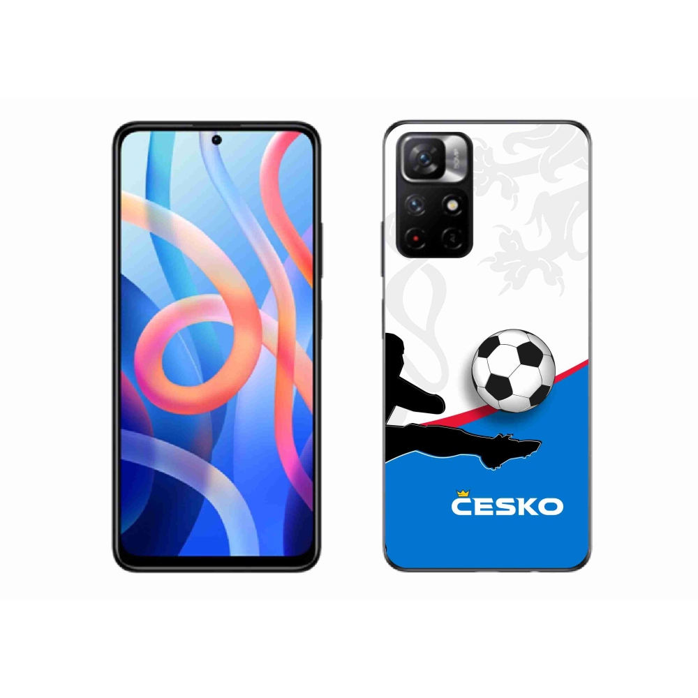 Gelový kryt mmCase na Xiaomi Poco M4 Pro 5G - fotbal Česko 3