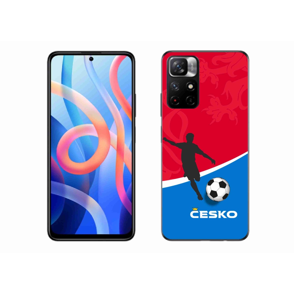 Gelový kryt mmCase na Xiaomi Poco M4 Pro 5G - fotbal Česko