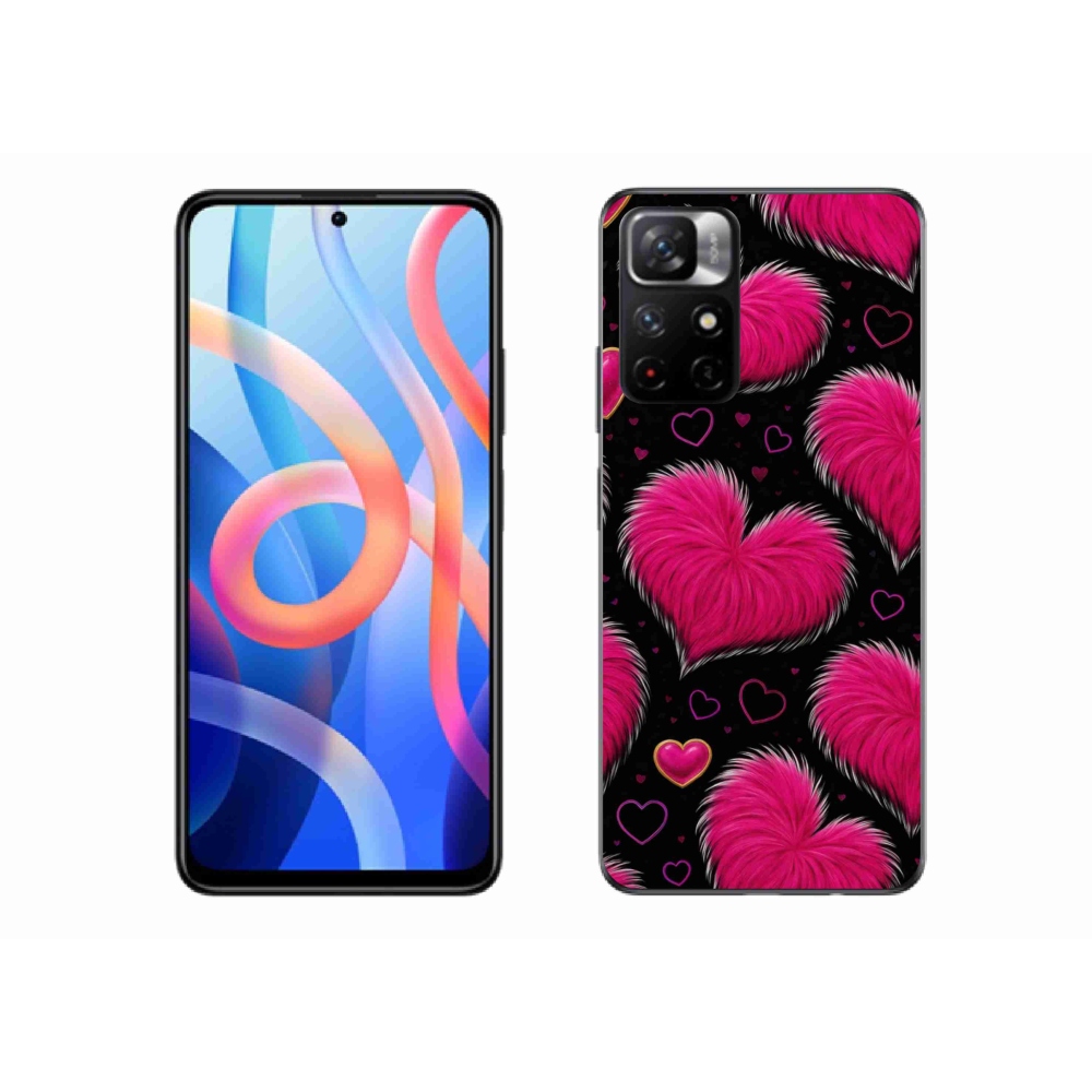 Gelový kryt mmCase na Xiaomi Poco M4 Pro 5G - hebká srdce