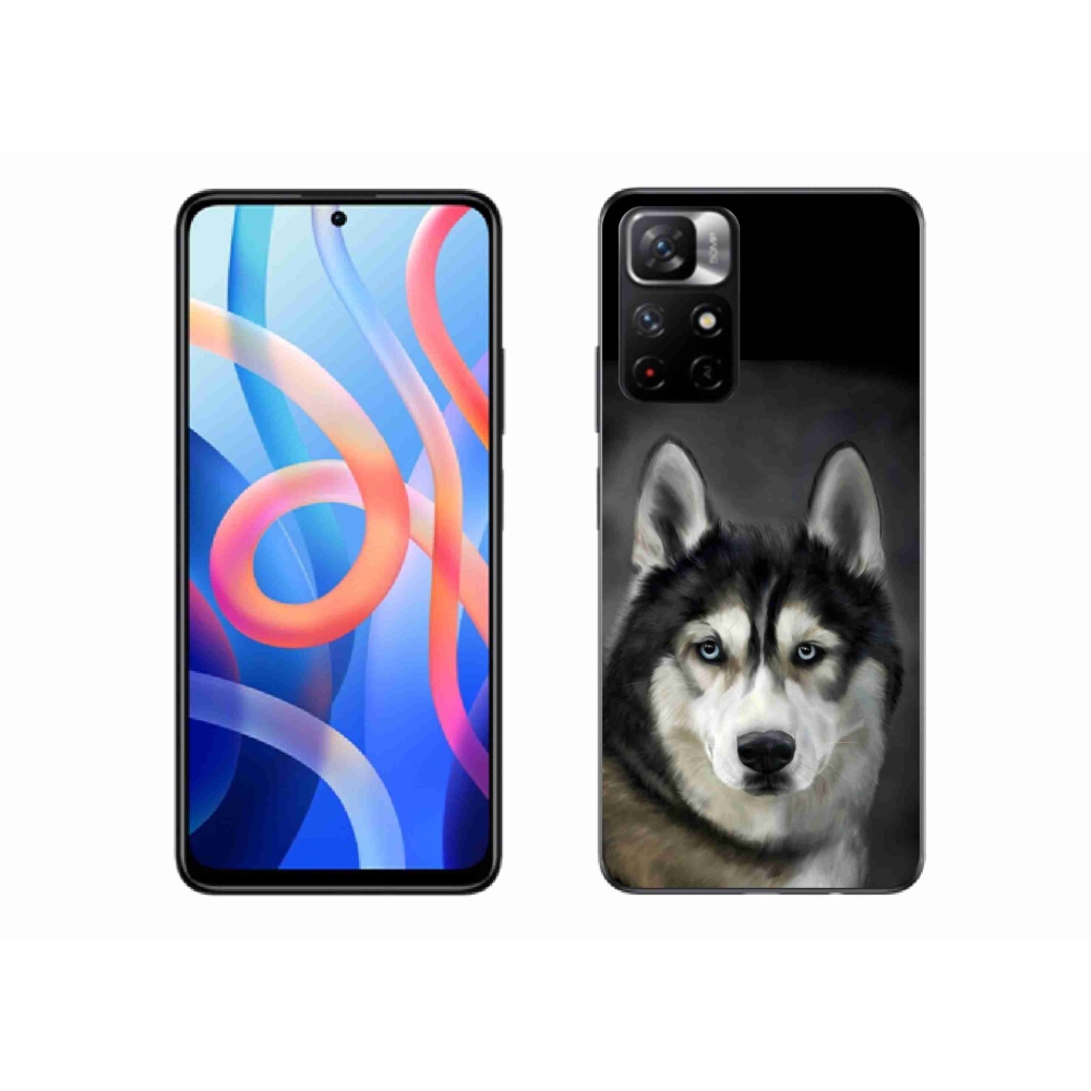 Gelový kryt mmCase na Xiaomi Poco M4 Pro 5G - husky