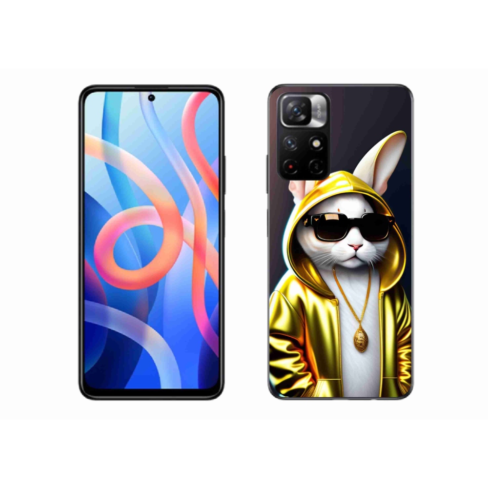 Gelový kryt mmCase na Xiaomi Poco M4 Pro 5G - kočka boss