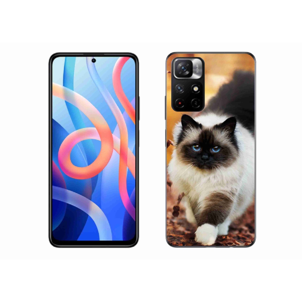 Gelový kryt mmCase na Xiaomi Poco M4 Pro 5G - kočka