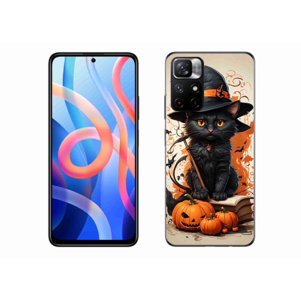 Gelový kryt mmCase na Xiaomi Poco M4 Pro 5G - kocour čaroděj
