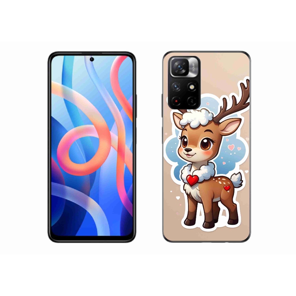 Gelový kryt mmCase na Xiaomi Poco M4 Pro 5G - kreslený sob