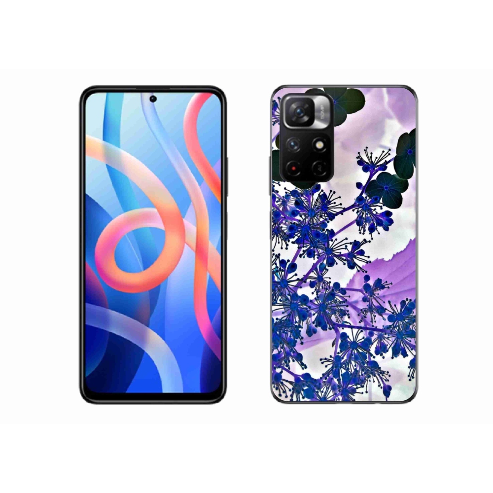 Gelový kryt mmCase na Xiaomi Poco M4 Pro 5G - květ hortenzie