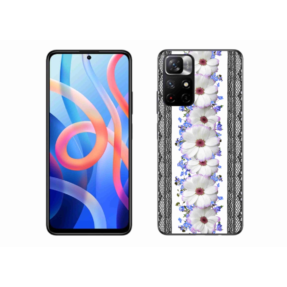 Gelový kryt mmCase na Xiaomi Poco M4 Pro 5G - květiny 8