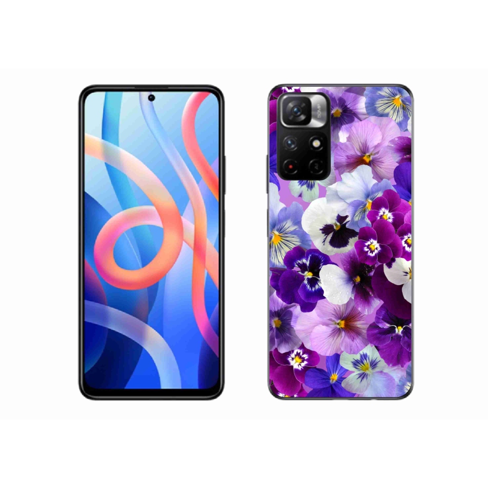 Gelový kryt mmCase na Xiaomi Poco M4 Pro 5G - květiny 9