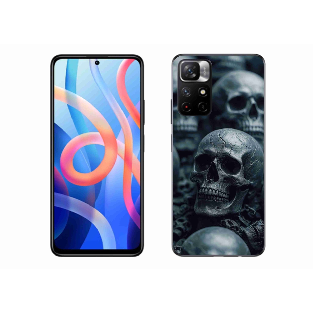 Gelový kryt mmCase na Xiaomi Poco M4 Pro 5G - lebka 2