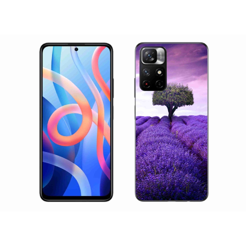 Gelový kryt mmCase na Xiaomi Poco M4 Pro 5G - levandulová louka