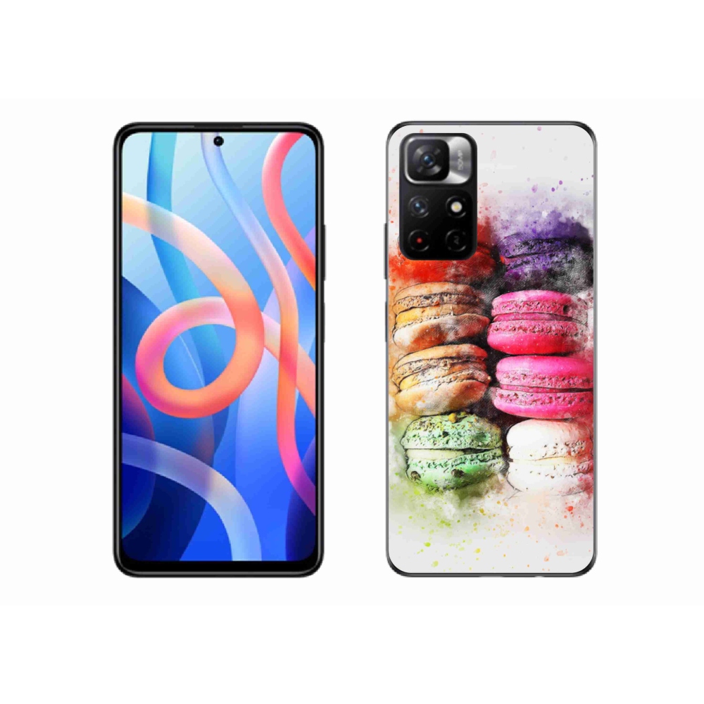 Gelový kryt mmCase na Xiaomi Poco M4 Pro 5G - makrónky