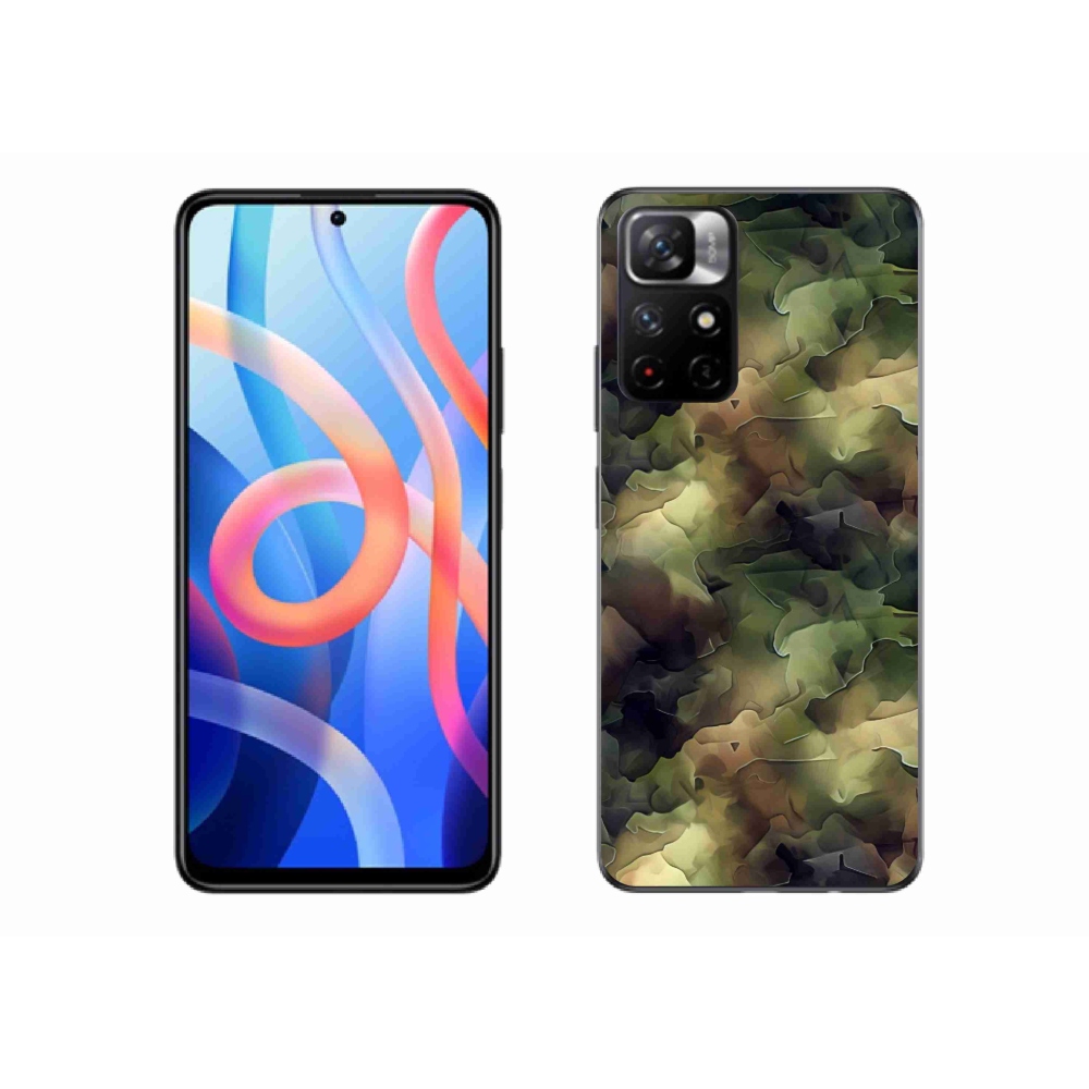 Gelový kryt mmCase na Xiaomi Poco M4 Pro 5G - maskáčový vzor 10