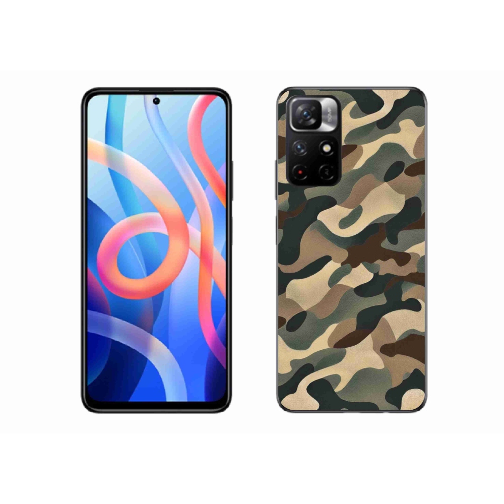 Gelový kryt mmCase na Xiaomi Poco M4 Pro 5G - maskáčový vzor 11