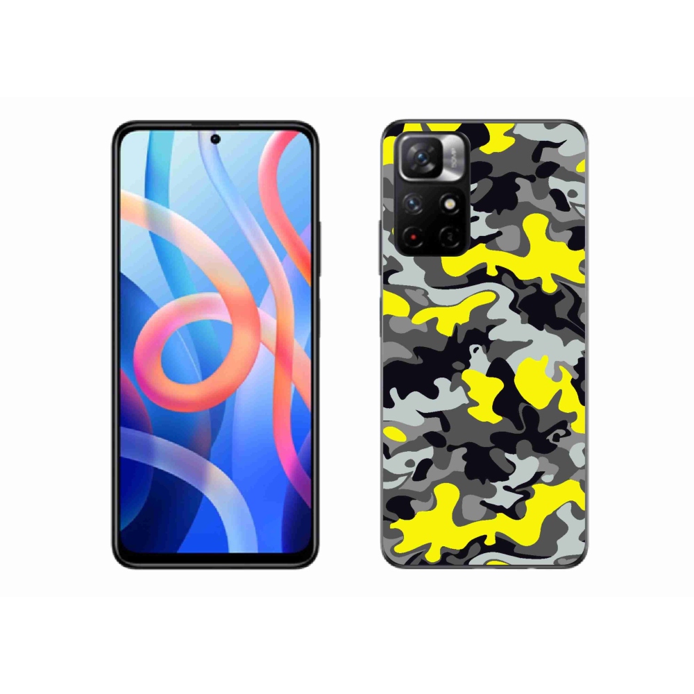 Gelový kryt mmCase na Xiaomi Poco M4 Pro 5G - maskáčový vzor 6