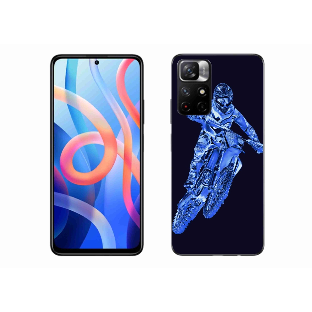 Gelový kryt mmCase na Xiaomi Poco M4 Pro 5G - motocross 1