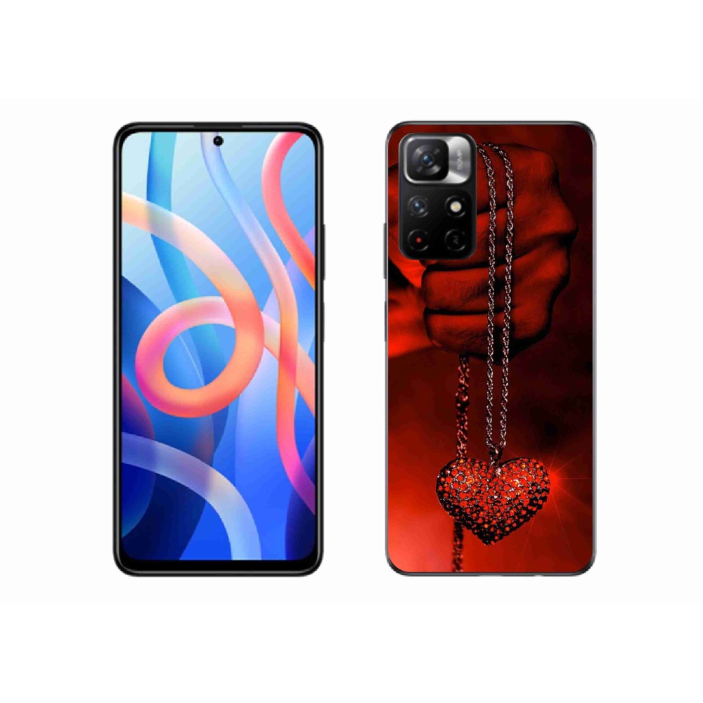 Gelový kryt mmCase na Xiaomi Poco M4 Pro 5G - náhrdelník