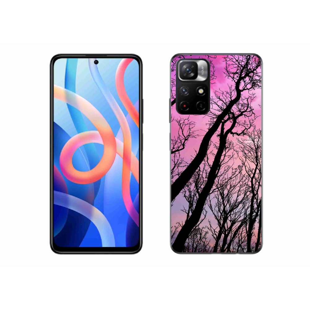 Gelový kryt mmCase na Xiaomi Poco M4 Pro 5G - opadané stromy