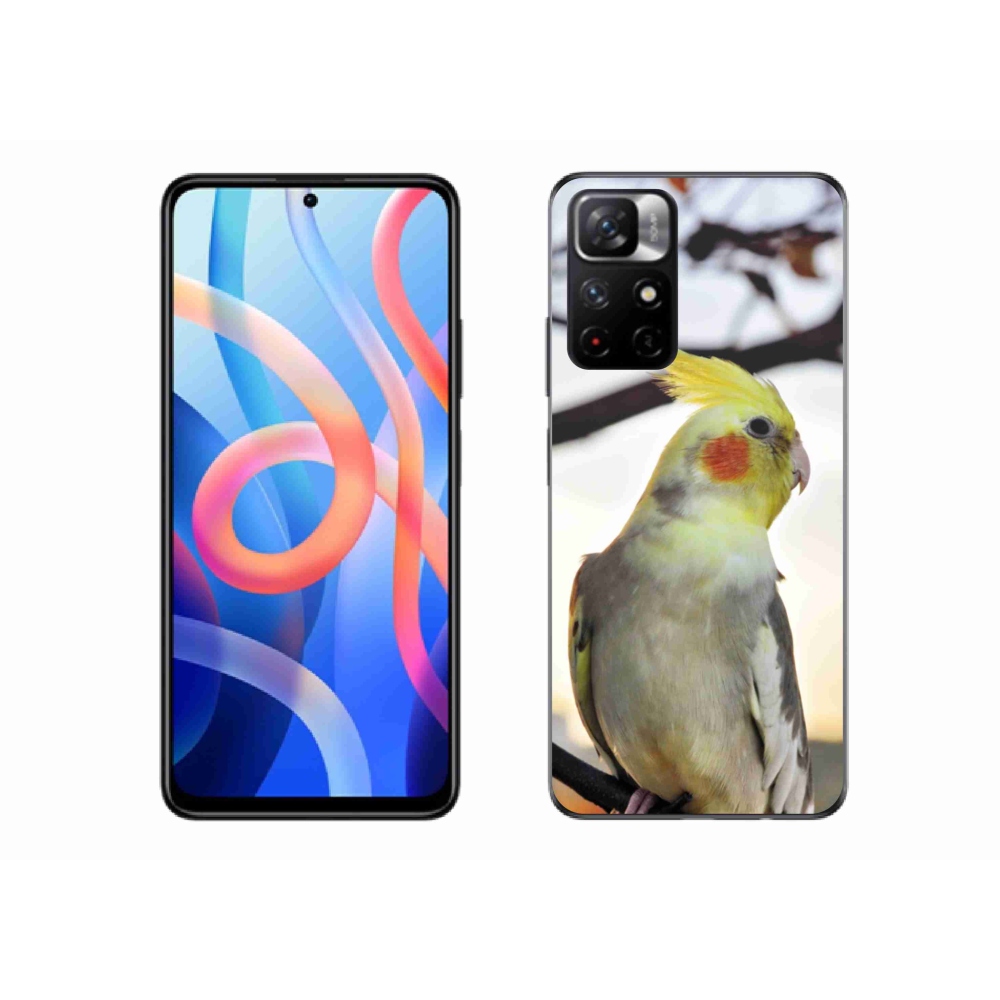Gelový kryt mmCase na Xiaomi Poco M4 Pro 5G - papoušek korela