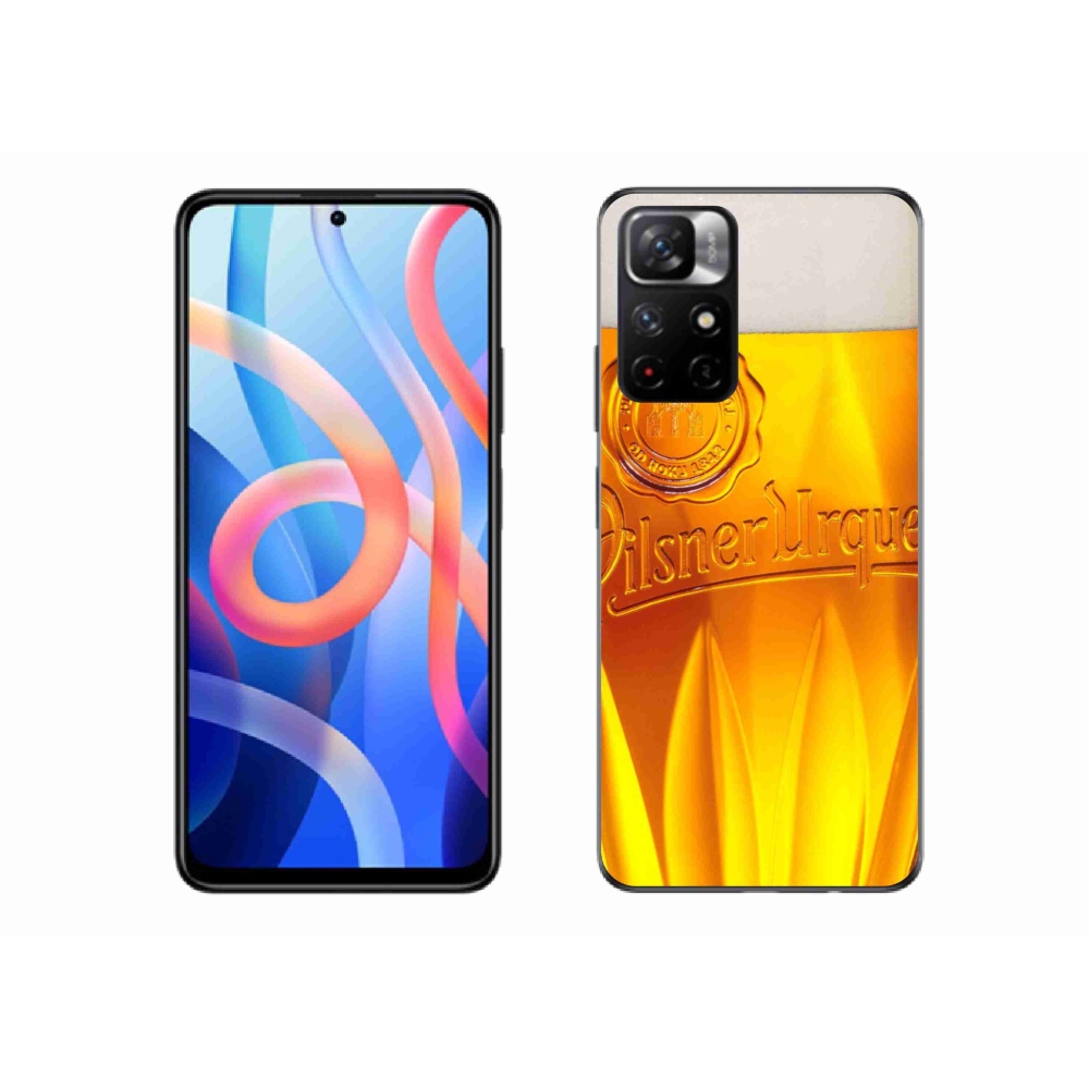 Gelový kryt mmCase na Xiaomi Poco M4 Pro 5G - pivo