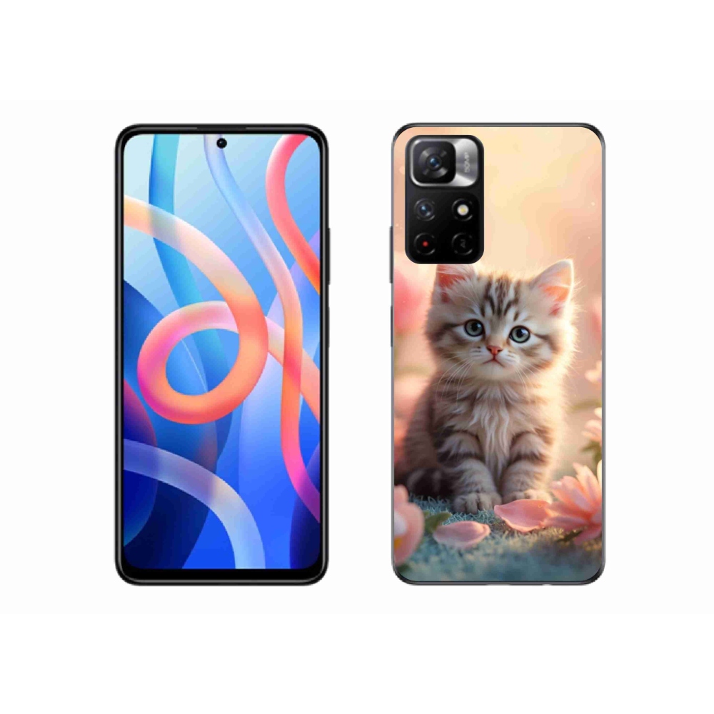 Gelový kryt mmCase na Xiaomi Poco M4 Pro 5G - roztomilé kotě 8