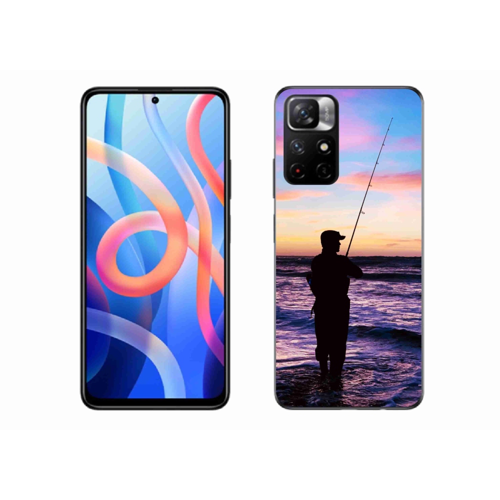 Gelový kryt mmCase na Xiaomi Poco M4 Pro 5G - rybaření 1