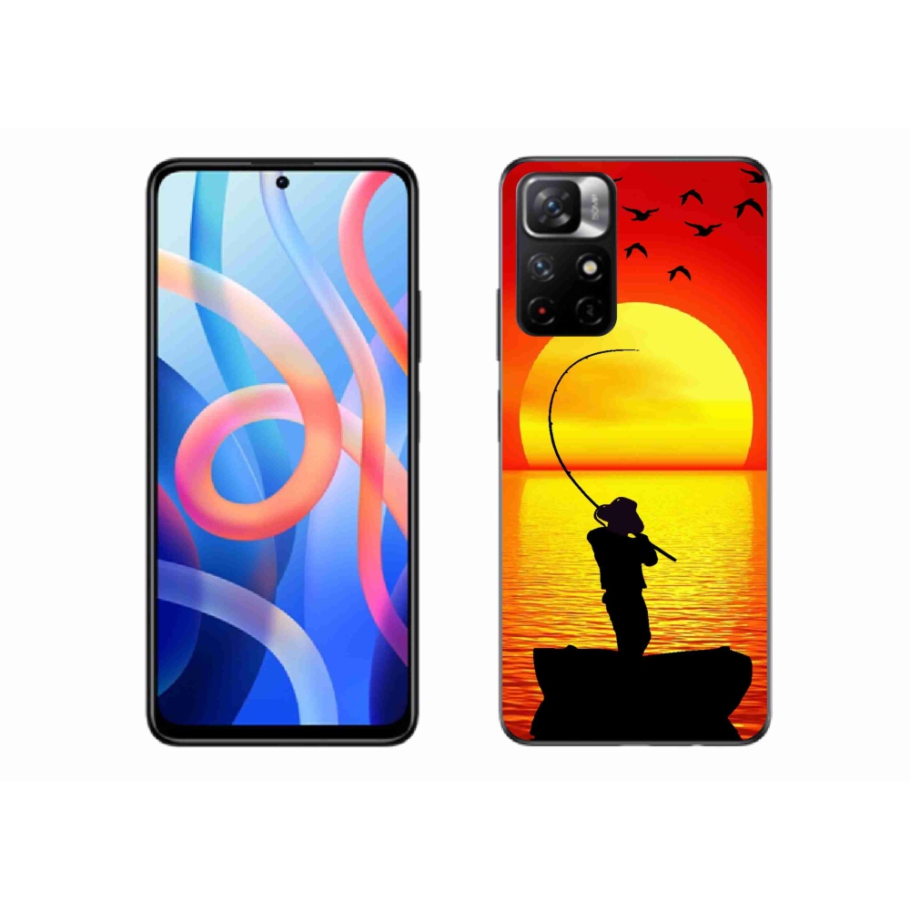 Gelový kryt mmCase na Xiaomi Poco M4 Pro 5G - rybaření