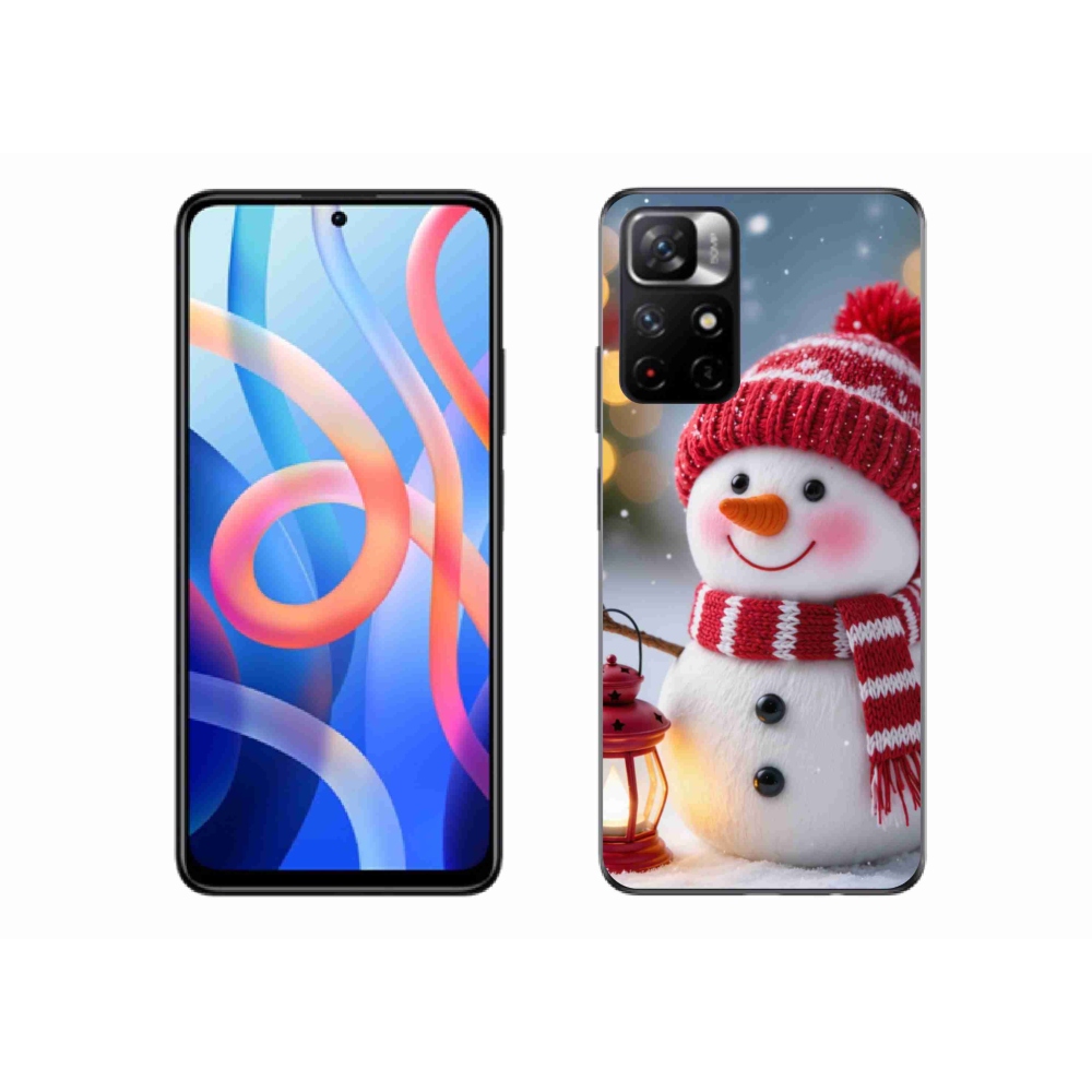 Gelový kryt mmCase na Xiaomi Poco M4 Pro 5G - sněhulák 2