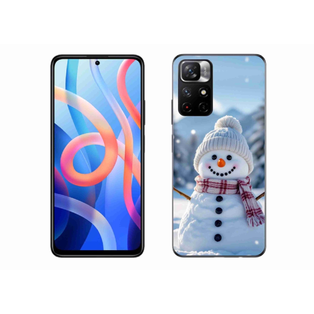 Gelový kryt mmCase na Xiaomi Poco M4 Pro 5G - sněhulák 3