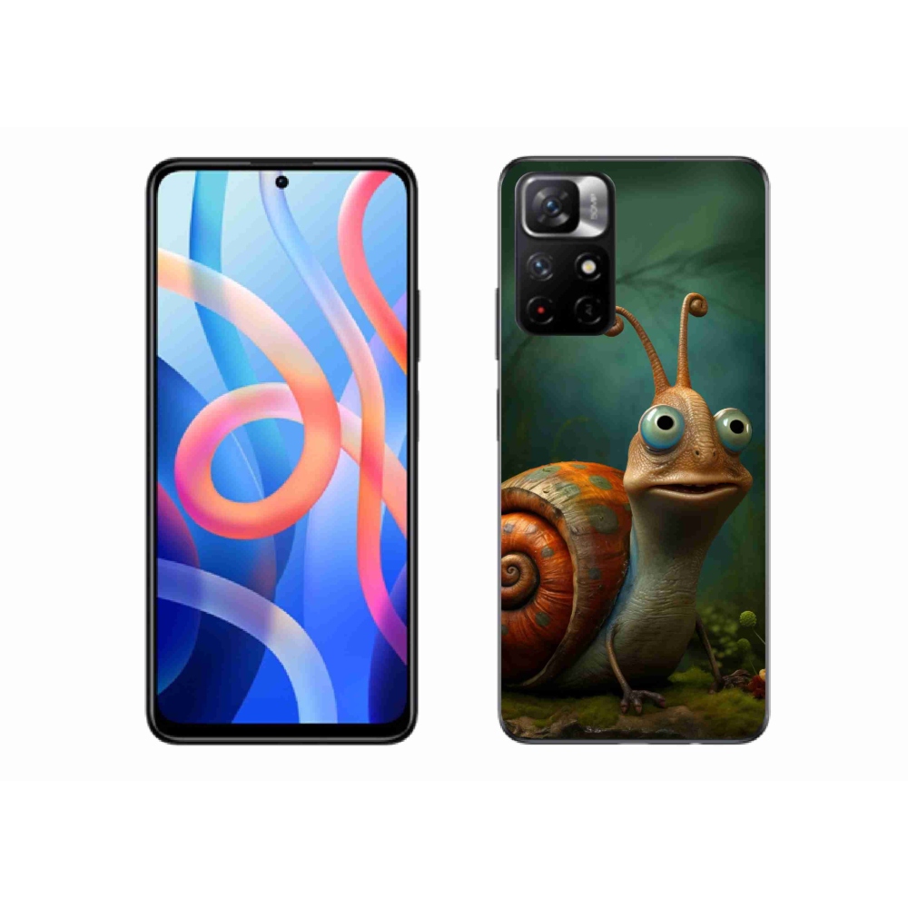 Gelový kryt mmCase na Xiaomi Poco M4 Pro 5G - šnek