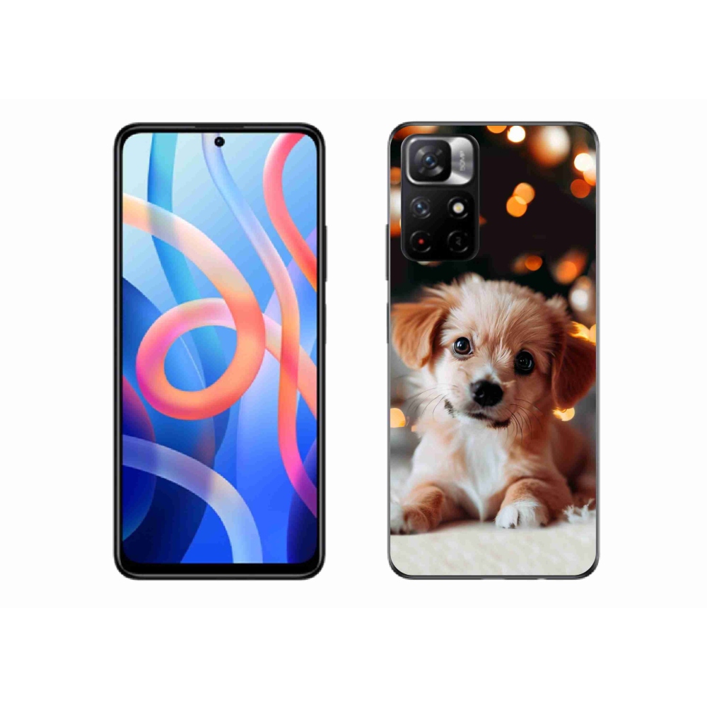 Gelový kryt mmCase na Xiaomi Poco M4 Pro 5G - štěňátko