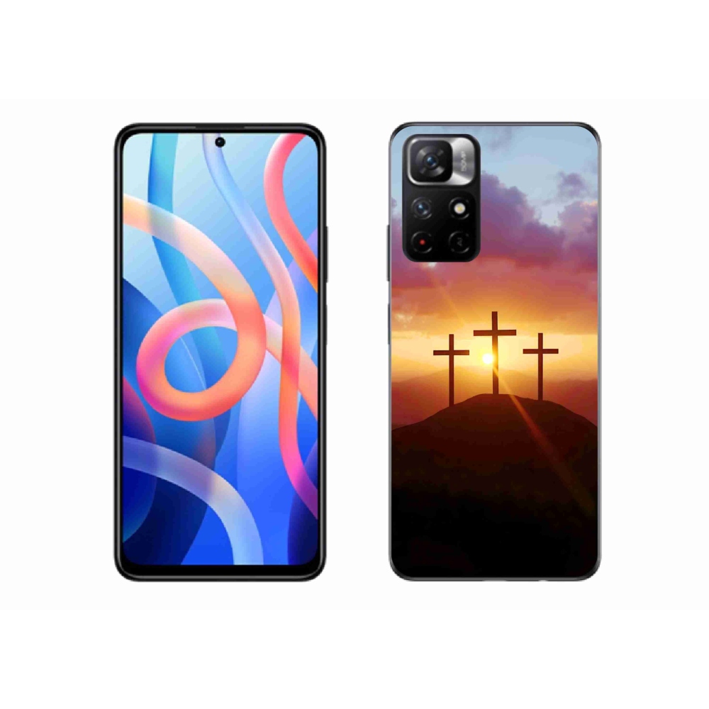 Gelový kryt mmCase na Xiaomi Poco M4 Pro 5G - tři kříže