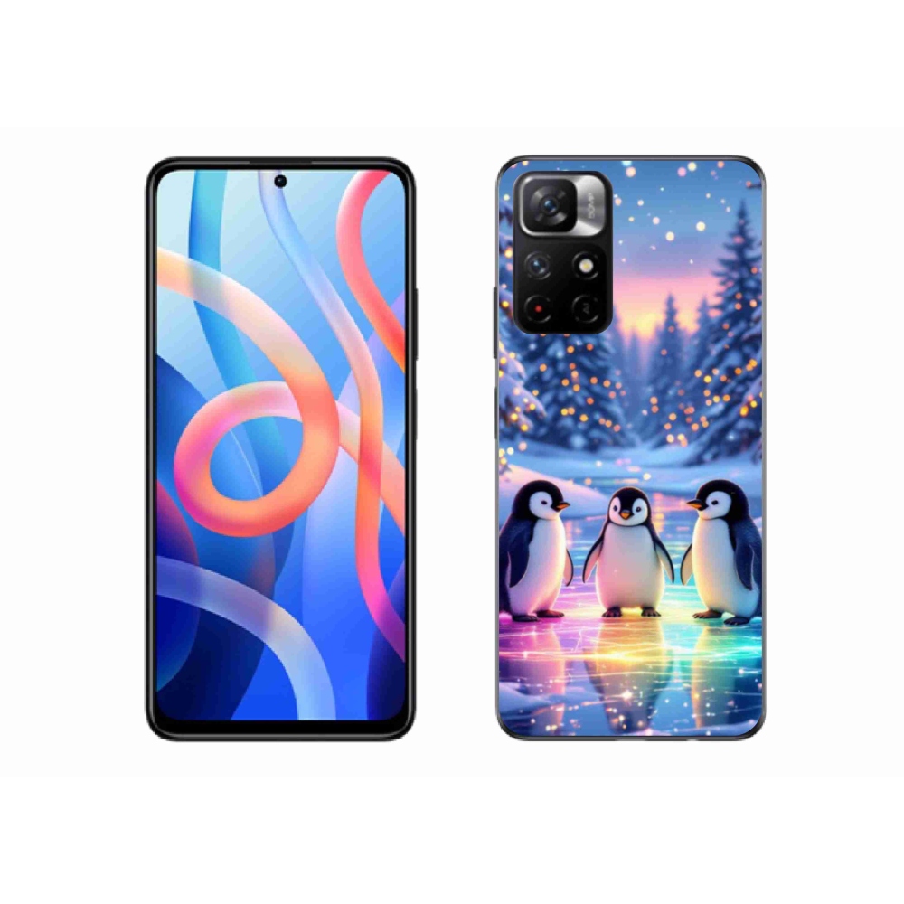 Gelový kryt mmCase na Xiaomi Poco M4 Pro 5G - tučnáci