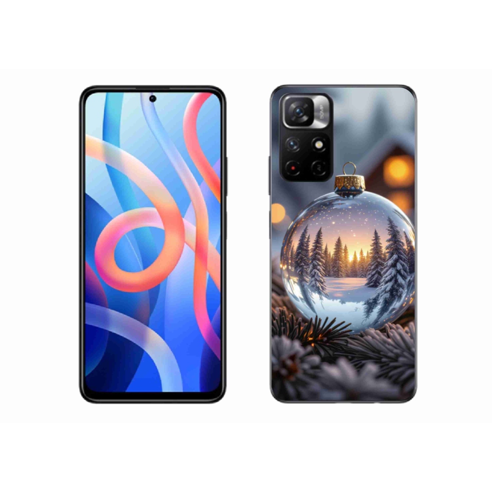 Gelový kryt mmCase na Xiaomi Poco M4 Pro 5G - vánoční ozdoba