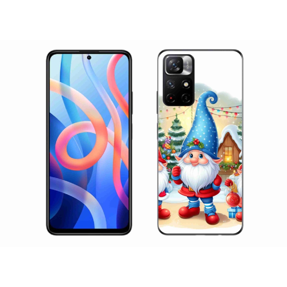 Gelový kryt mmCase na Xiaomi Poco M4 Pro 5G - vánoční skřítci