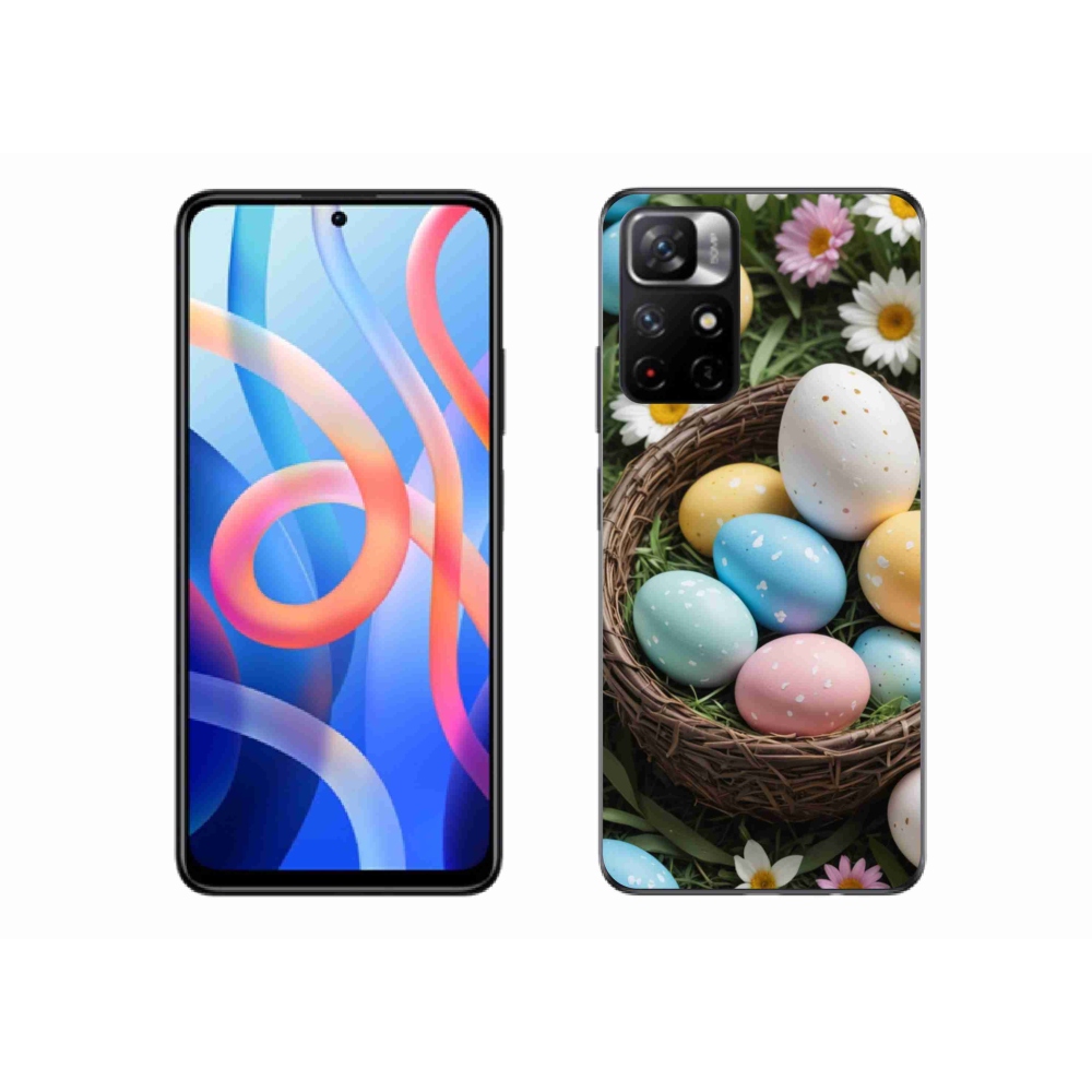 Gelový kryt mmCase na Xiaomi Poco M4 Pro 5G - velikonoční vajíčka 2