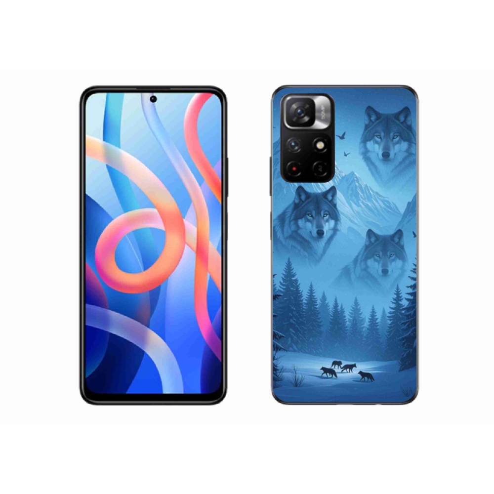 Gelový kryt mmCase na Xiaomi Poco M4 Pro 5G - vlčí smečka