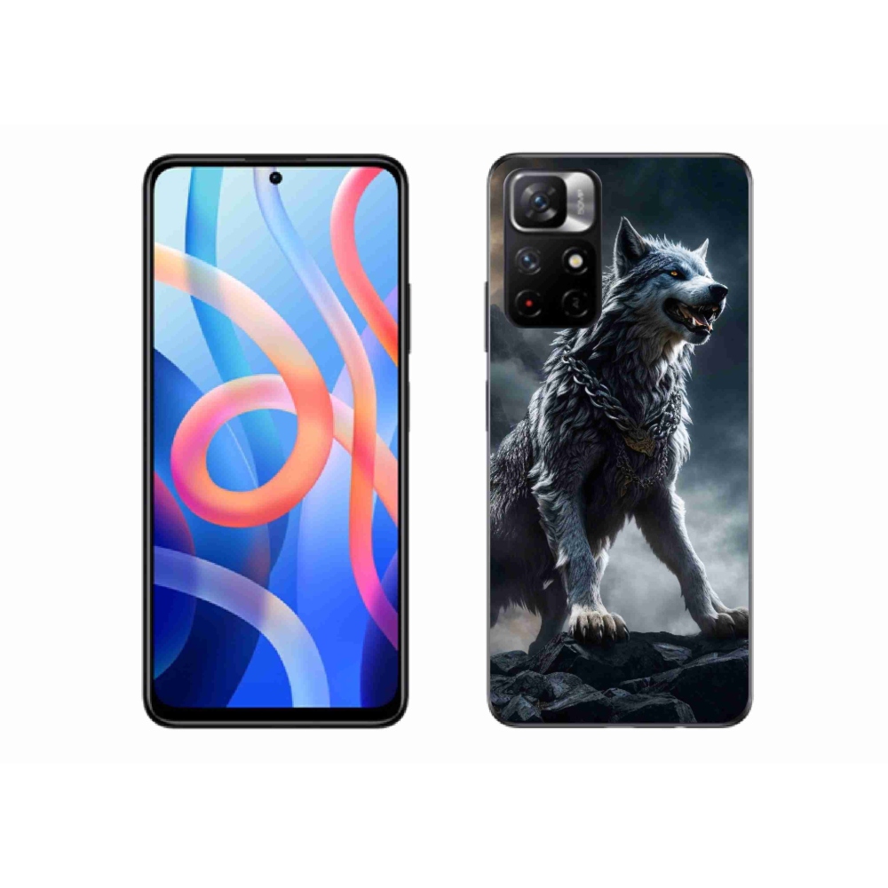 Gelový kryt mmCase na Xiaomi Poco M4 Pro 5G - vlk 1