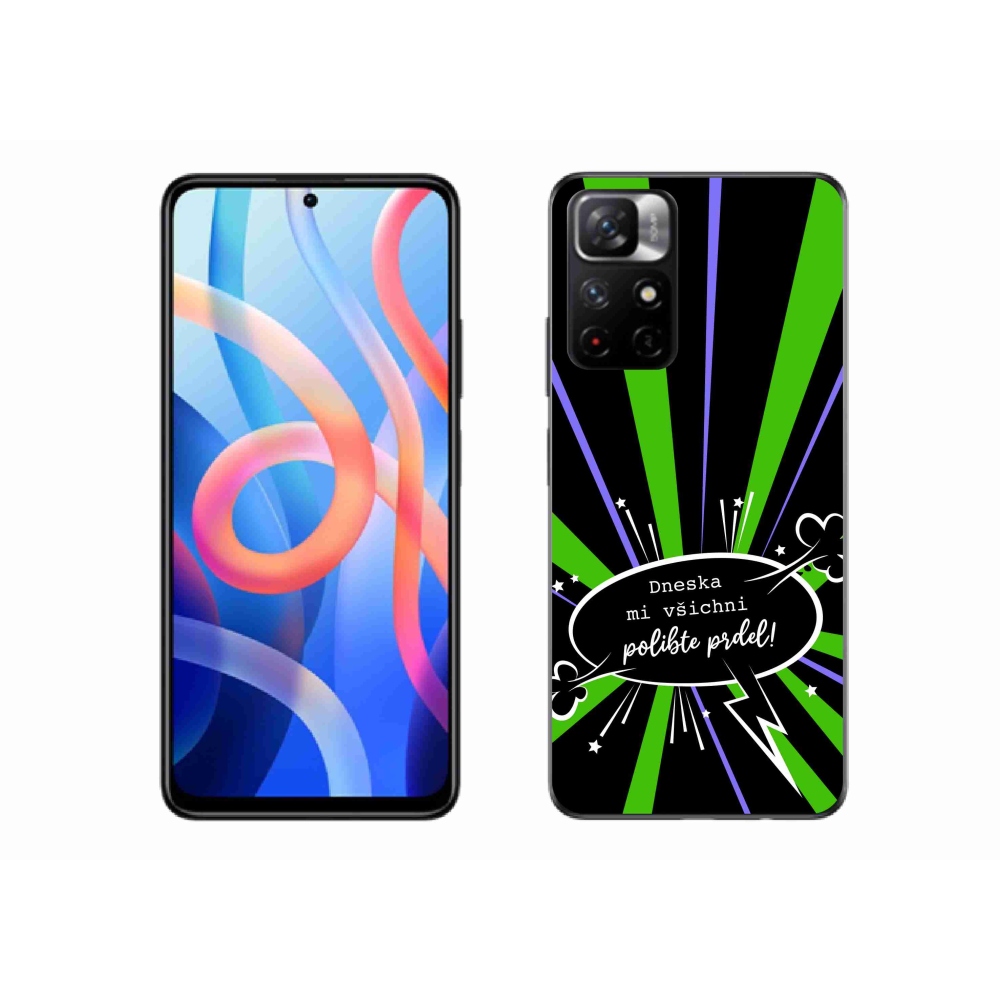 Gelový kryt mmCase na Xiaomi Poco M4 Pro 5G - vtipný text 15 černé pozadí