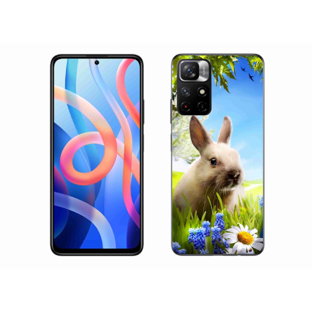 Gelový kryt mmCase na Xiaomi Poco M4 Pro 5G - zajíček
