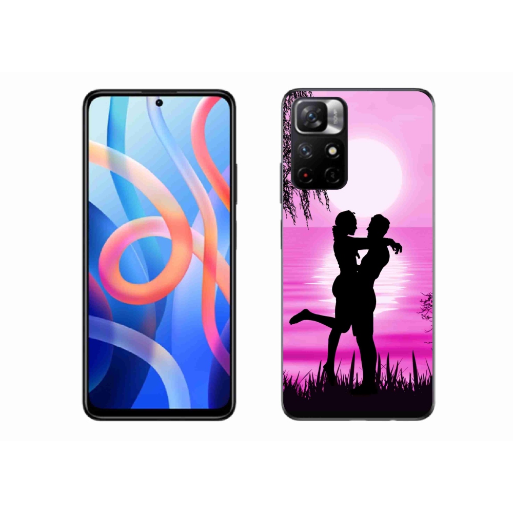 Gelový kryt mmCase na Xiaomi Poco M4 Pro 5G - západ slunce