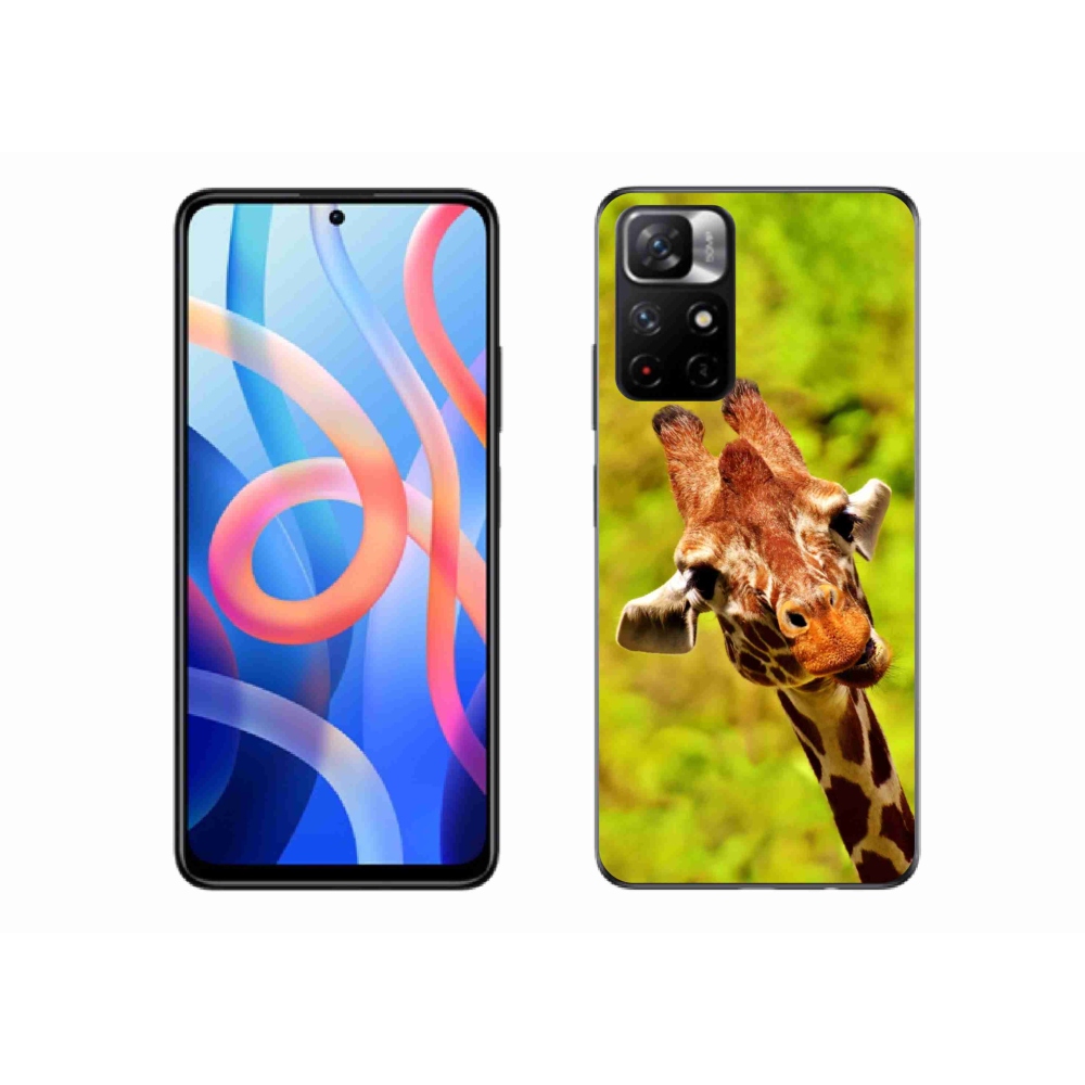 Gelový kryt mmCase na Xiaomi Poco M4 Pro 5G - žirafa