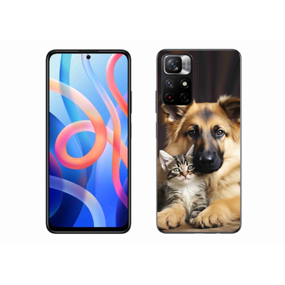Gelový kryt mmCase na Xiaomi Poco M4 Pro 5G - zvířecí přátelství
