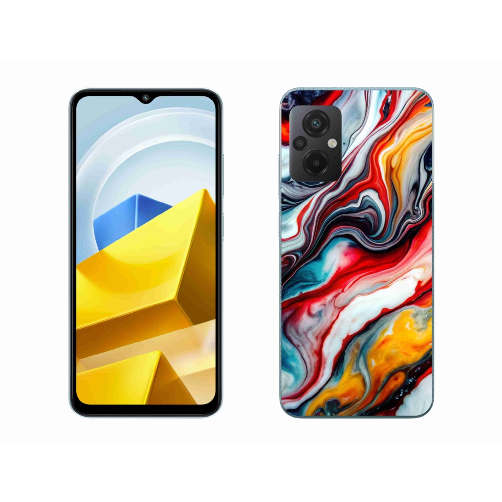 Gelový kryt mmCase na Xiaomi Poco M5 4G - abstraktní motiv 35