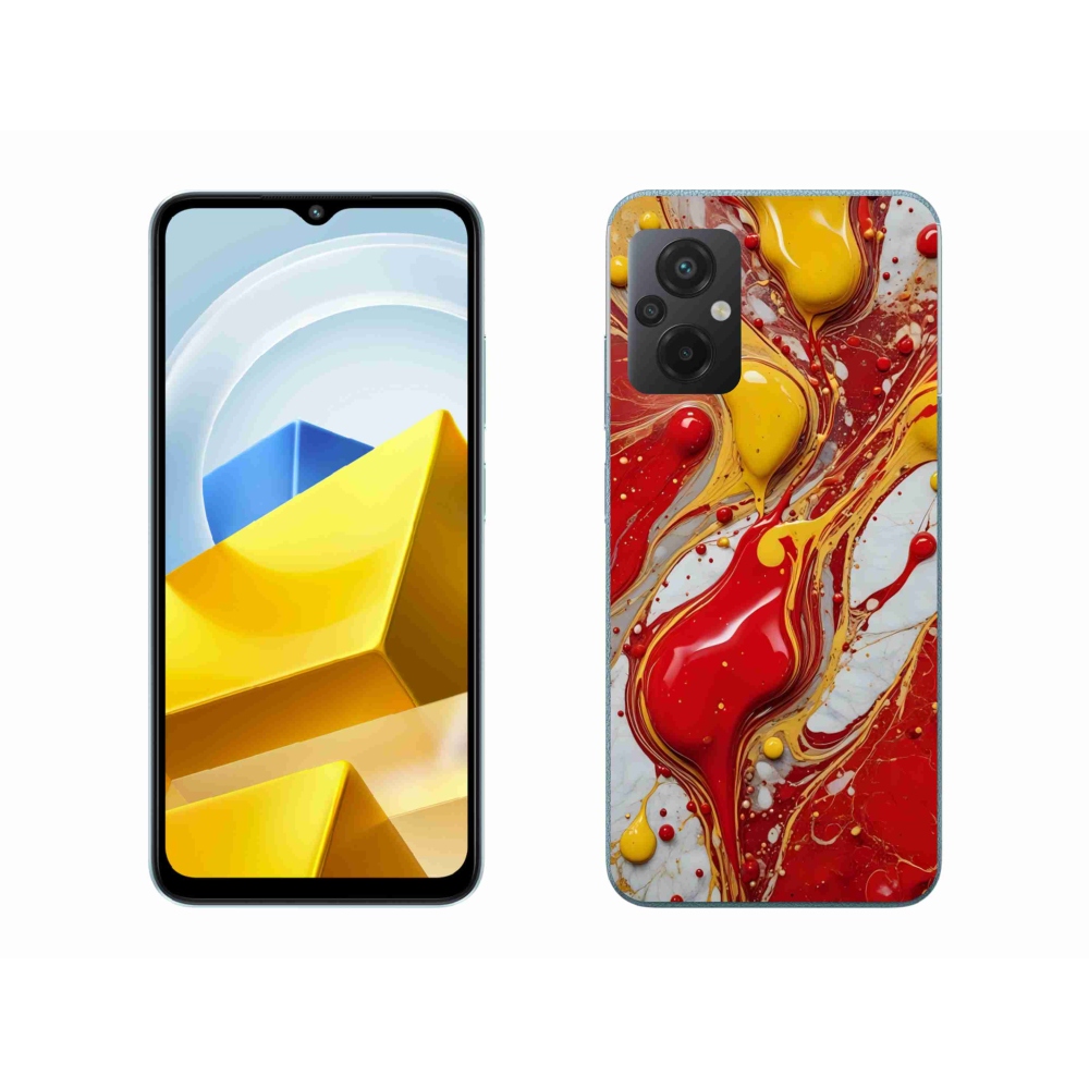 Gelový kryt mmCase na Xiaomi Poco M5 4G - abstraktní motiv 42