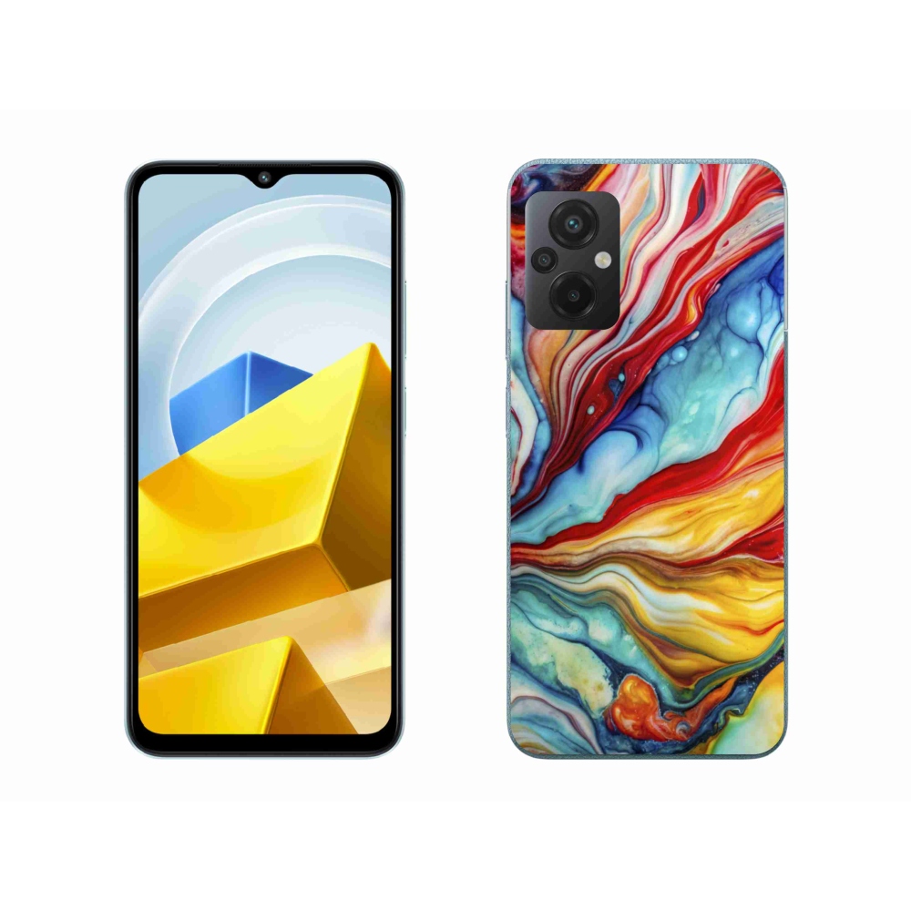 Gelový kryt mmCase na Xiaomi Poco M5 4G - abstraktní motiv 58