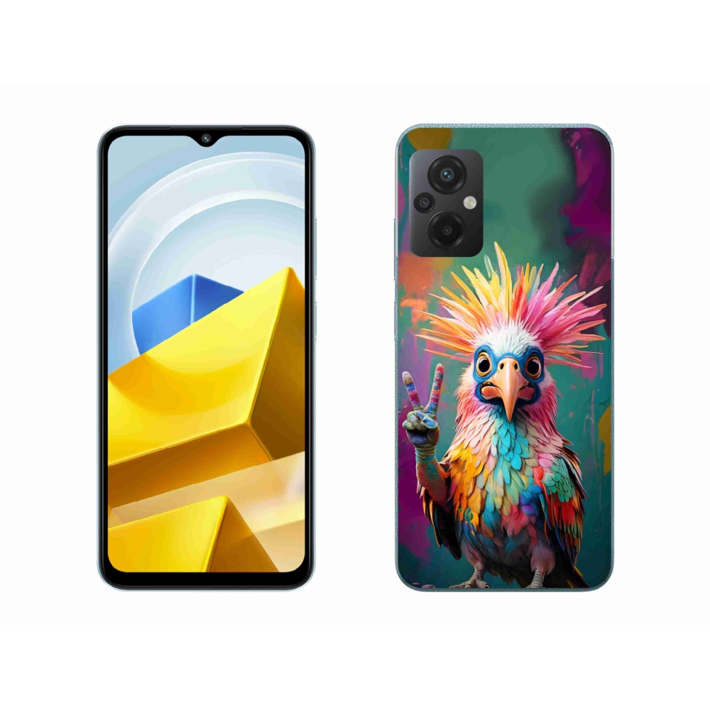 Gelový kryt mmCase na Xiaomi Poco M5 4G - barevný rebel