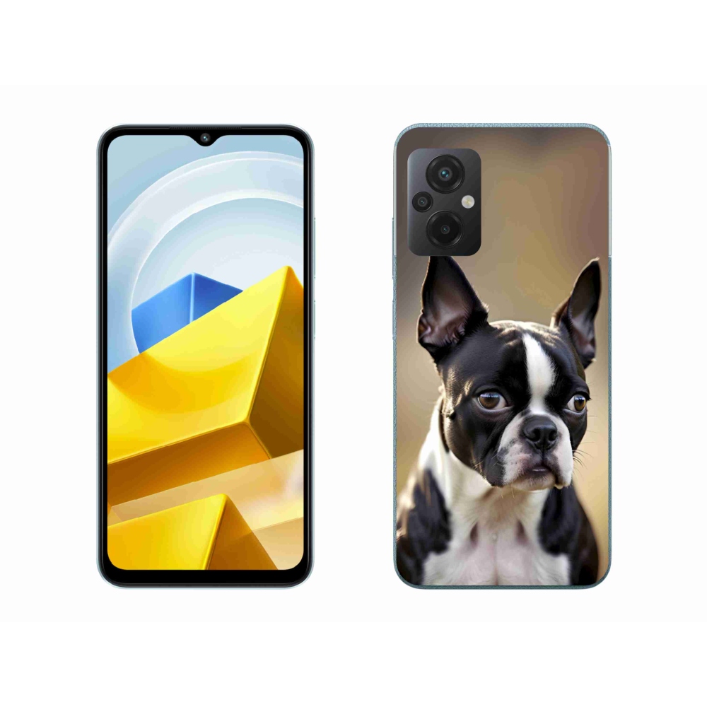 Gelový kryt mmCase na Xiaomi Poco M5 4G - bostonský teriér