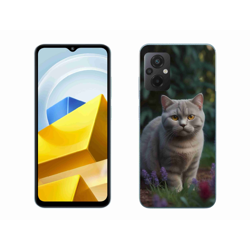 Gelový kryt mmCase na Xiaomi Poco M5 4G - britská kočka